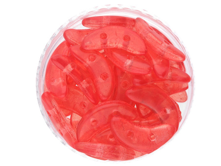 CZECHMATES™ / koraliki szklane / Crescent / 3/10mm / Transparent / Fiesta / 5g