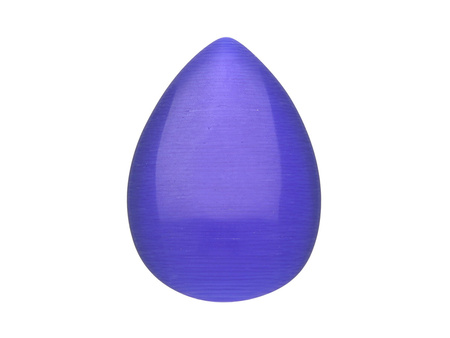 Kocie oko / kaboszon / kropla / 18x25x3.5mm / granatowy / 4szt
