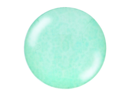 Kaboszon szklany z grafiką K25 PT1387 / miętowy / 25mm / 2szt