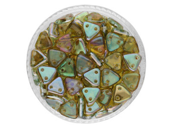 CZECHMATES™ / koraliki szklane / Triangle / 6mm / Celsian / Aquamarine / 5g