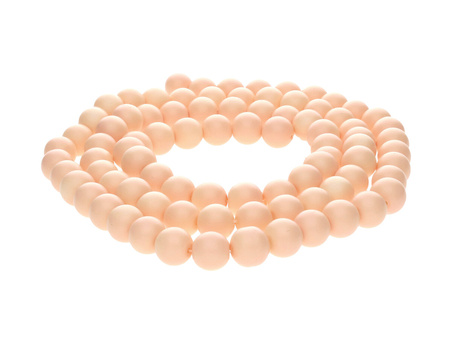 Milly™ satin / kula / 10mm / brzoskwiniowy / 85szt