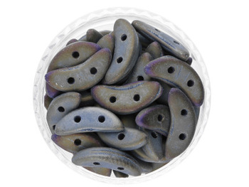 CZECHMATES™ / koraliki szklane / Crescent / 3/10mm / Matte-Opaque / Iris Brown / 5g