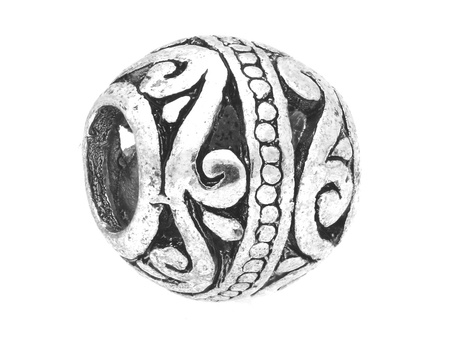 Fale / oponka / przekładka / 9x10x10mm / srebrny / otwór 4.5mm / 2szt