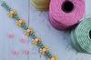 BEADSMITH™ / nić SuperLon™ Macrame / nylon / Tex 400 / Pastel Mint Green / 0.8mm / 32m