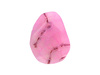 Agat / kropla nieregularna / fasetowana / 26x19x9mm / różowy / 1szt