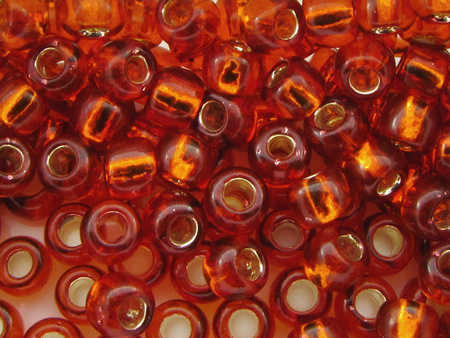 TOHO™ / Round 6/0 / Silver-Lined / Burnt Orange / 10g / ~160szt