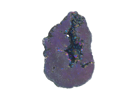 Agat druzy / plaster nieregularny / 48x33x9mm / multikolor / 1szt