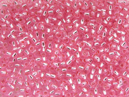TOHO™ / Round 11/0 / Silver Lined / Pink  / 10g / ~1100szt