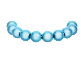 Koraliki miracle / kula / 10mm / błękitny / 10szt