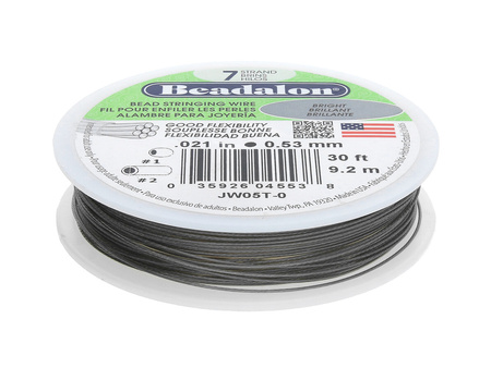 Beadalon™ / linka jubilerska / 0.53mm / Silver / 9.2m