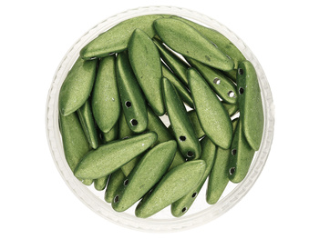 CZECHMATES™ / Daggers / II gatunek /  5x16mm / Sueded / Gold Fern / 15szt