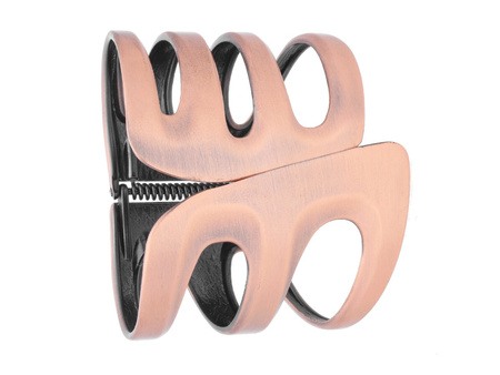 Bransoletka mankietowa / 5.8x6.5x6cm / miedziany / 1szt