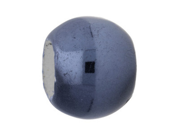 Koraliki ceramiczne / kula / 15.5x20x20mm / kolor ołówkowy / otwór 10mm / 2szt