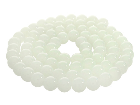 MIST™ / koraliki szklane / kula / 10mm / kremowy / 82szt