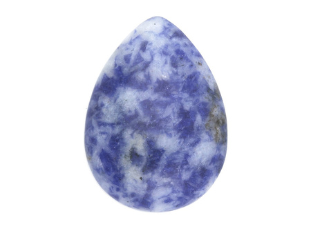 Sodalit / kaboszon / kropla / 18x25x6mm / 1szt