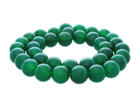 Agat Zielony / kula / 12mm / 32szt