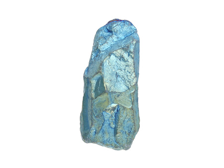 Kwarc tytanowy / grot nieregularny / 40x17x18mm / ciemny niebieski / 1szt