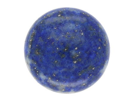 Lapis lazuli / kaboszon / okrągły / 12x12x5mm / 1szt