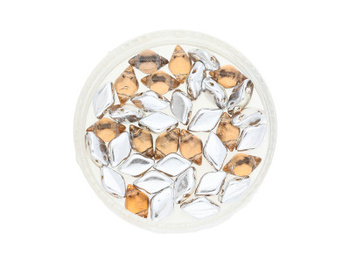 GEMDUO™ / 8x5mm / Peach / Backlit / 5g / ~35szt