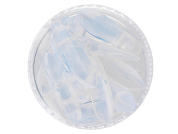 CZECHMATES™ / Daggers / 5x16mm / Milky / White / 15szt