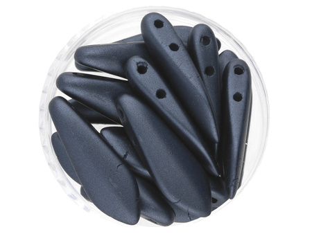 CZECHMATES™ / Daggers / 5/16mm / Pearl Coat / Charcoal / 15szt