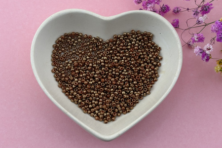 TOHO™ / Round / 11/0 / Gilded Marble Orange / 10g