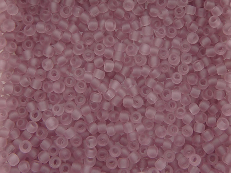 TOHO™ / Round / 11/0 / Transparent-Frosted / Lt Amethyst / 10g / ~1100szt