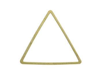Trójkąt / baza geometryczna / mosiądz / 15x15mm / 18szt
