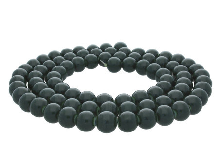 Koraliki powlekane / kula / 4mm / militarna zieleń / 200szt