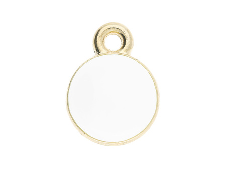 Kółeczko SweetCharm™ / zawieszka / 11x8mm / KC Gold / otwór 1mm / 4szt