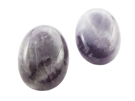 Ametyst kaboszon owal 13x18mm / kolor fioletowy, wrzosowy / 1szt