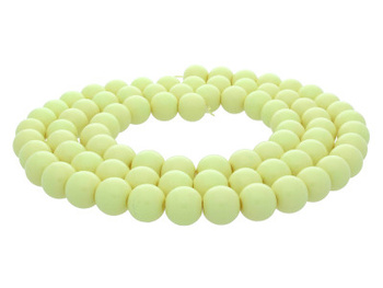 Milly™ / kula / 10mm / ciemny waniliowy / 85szt