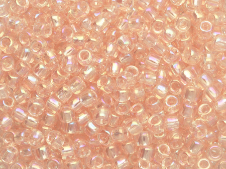 TOHO™ / Round 11/0 / Transparent-Rainbow / Rosaline / 10g / ~1100szt
