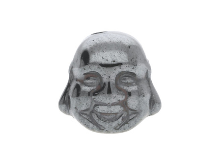 Hematyt / Budda / 7.5x8x7mm / czarny / 4szt