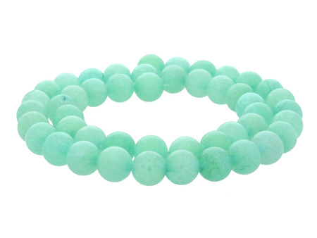 Agat / kula / 8mm / zielononiebieski / 48szt