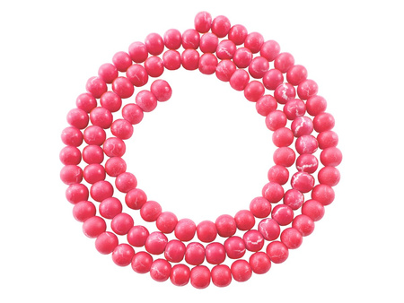 Koraliki DECO™ kula 10mm / koralowy / otwór 1.3mm / 85 koralików