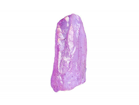 Kwarc tytanowy / grot nieregularny / 47x20x22mm / fioletowy / 1szt