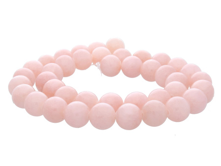 Jadeit / kula / 6mm / jasny różowy / 68szt