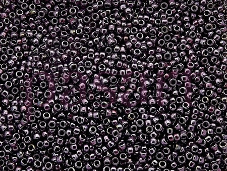 TOHO™ / Round 15/0 / Metallic / Amethyst Gun Metal / 10g / ~1400szt