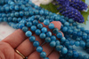 Apatyt (larimar apatite) / kula / 8mm / sznur / około 47szt