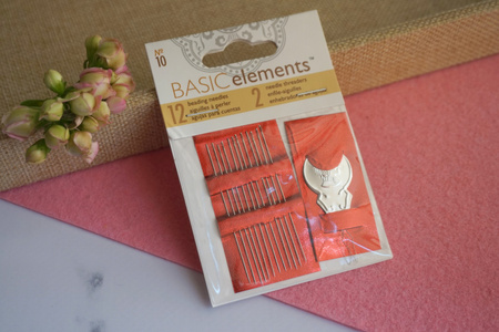 BEADSMITH™ / igły do koralików / długość 55 mm / rozmiar 10 / 12szt