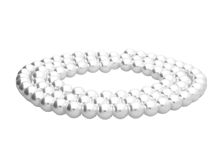 SeaStar™ / szklane perły / kula / 4mm / biały / 215szt