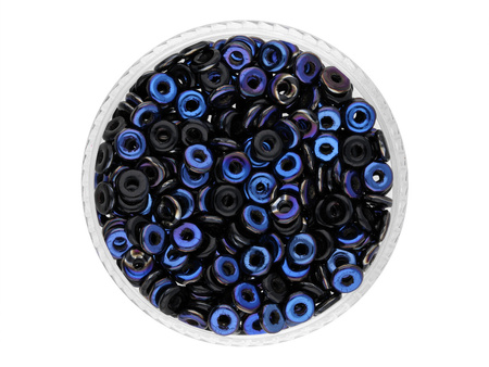 O-Ring™ / Ring / 1x3.8mm / Blue Iris / Jet / 5g