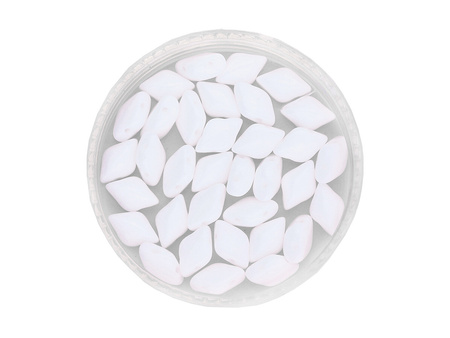GEMDUO™ / 8x5mm / White / 5g / ~35szt