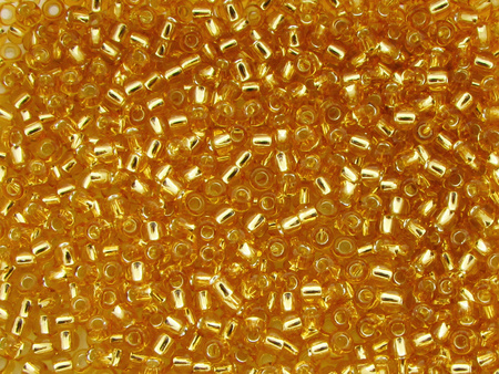 TOHO™ / Round 11/0 / Silver Lined / Med Topaz / 10g / ~1100szt