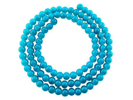 Koraliki MIST™ kula 10mm / niebieski / otwór 1.8mm / 1sznur / 85 koralików