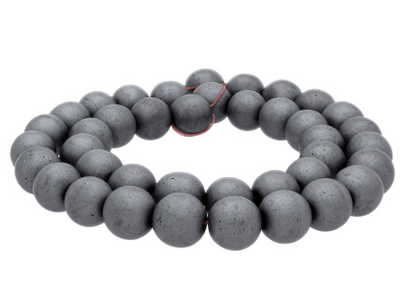 Hematyt / matowy / kula / 8mm / Classic Black / 50szt