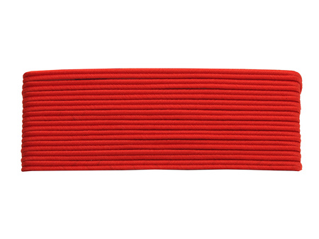 Sznurek do sutaszu chiński / ściśle pleciony / polyester / 3mm / czerwony / 5m