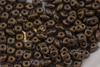 SuperDuo™ / 2.5x5mm / Opaque Olivine - Bronze Picasso / 10g