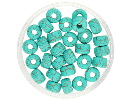 Matubo Seed Bead / 2/0 / Ionic Turquoise Green/Brown / 5g / ~22szt